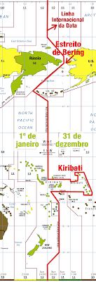 Geo Guia A linha internacional de mudança de data