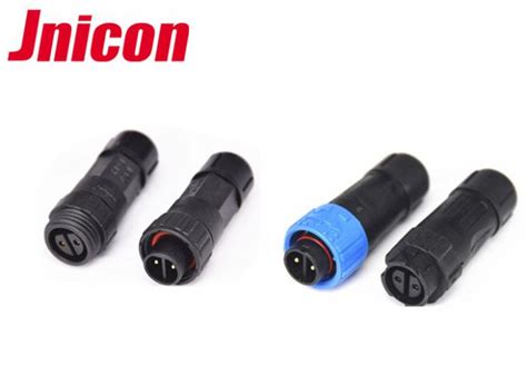 M16 Outdoor Waterproof Male Female Wire Connectors Ip67 Male Female 2 Pin Push Locking