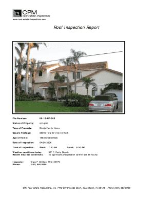 Fillable Online Real Estate Inspections Fax Email Print PdfFiller