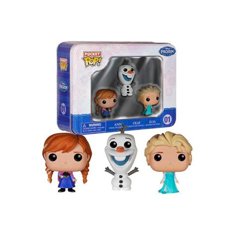 Frozen POP Mini Caja Metalica Anna Olaf Elsa