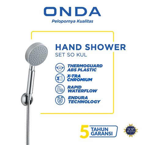 Jual ONDA Hand Shower Shower Set SO KUL Shopee Indonesia