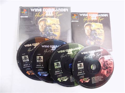 Mint Disc Playstation 1 Ps1 Wing Commander Iii 3 Heart Of The Tiger