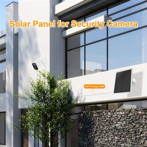 Panel Solar Para C Mara De Seguridad Cargador De Panel Solar De W