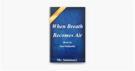 ‎When Breath Becomes Air Summary on Apple Books