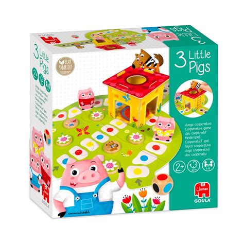 Jogo Do Três Porquinhos - Jogo Cooperativo os Três Porquinhos Goula | MiniKidz