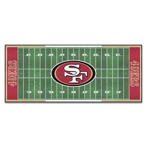 Fanmats Nfl Unisex Adult Football Field Runner San Francisco Ers