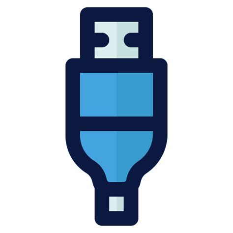 Usb Generic Outline Color Icon