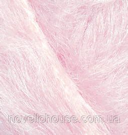 Alize MOHAIR CLASSIC NEW (Мохер Классик) № 271 бледно-розовый (Пряжа ...