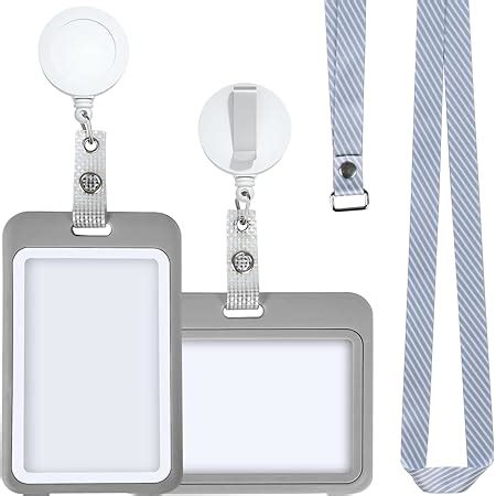 Saiven Pcs Porta Gafete Con Cord N Retr Ctil Sujetador De Insignia