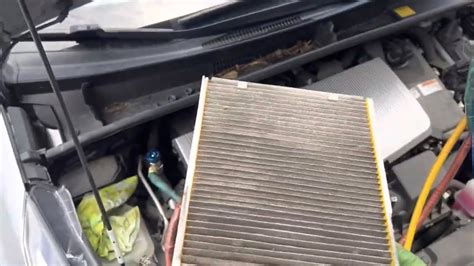 DIRTY CABIN FILTER Missing Filter Cover 2016 Prius 470g Dont Run Your