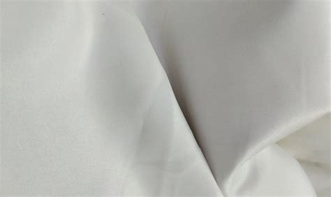 White Plain Solids Polyester Dull Satin Fabric Gsm Gsm Inch