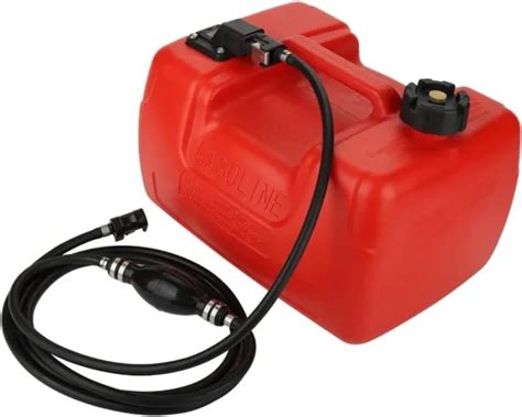 12l Portable Boat Fuel Tank 3 Gallon For Yamaha Outboard Gas Tank With Connector 9008