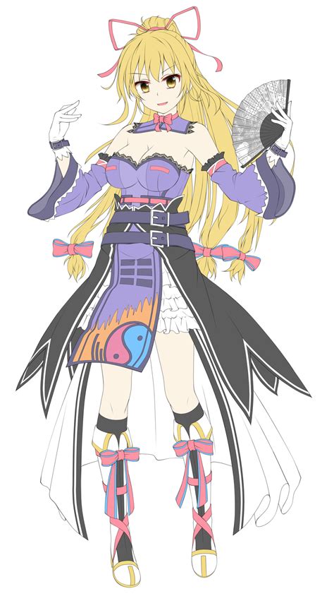 An Alternate Outfit Design For Yukari I Worked On A While Ago R Touhou