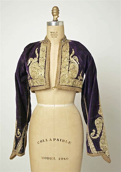Bolero Jacket: A short jacket, coming barely to the waist; worn by men ...