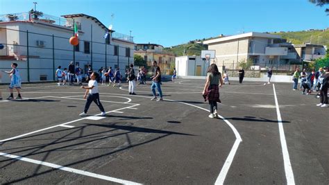 INAUGURAZIONE NUOVO CAMPO DI BASKET A BACOLI CON LA SQUADRA DEL NAPOLI