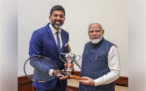 Pm Meets Rohan Bopanna Prime Minister Of India