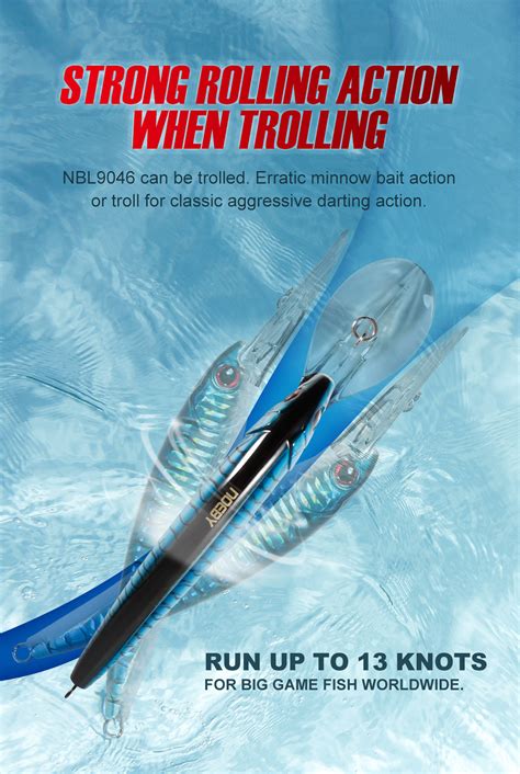 Noeby South Africa Trolling Lure Sinking Floating Mm