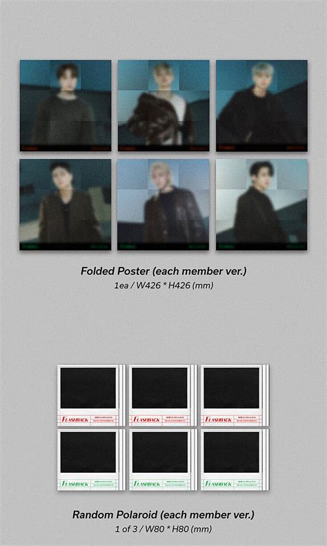 Ikon Flashback Th Mini Album Digipack Ver Cd Photo Book Poster