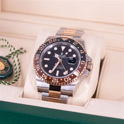 Rolex Gmt Master Ii Chnr Rootbeer Vuodelta Full Set