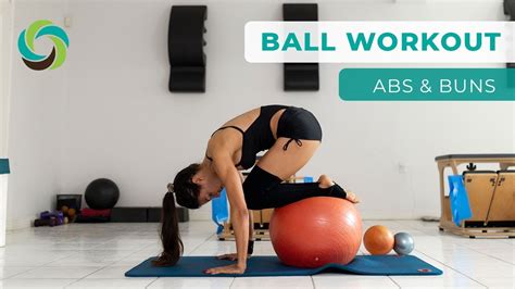 Stability Ball Ab Workout Abs Glutes With Exercise Ball Pilates