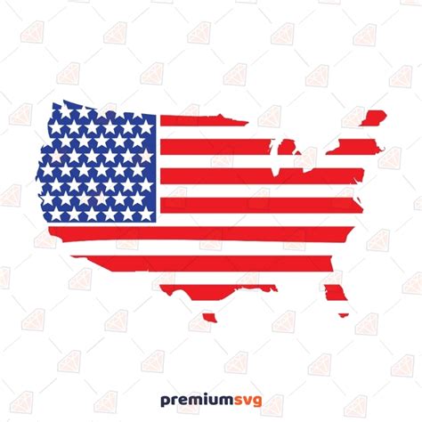 American Flag Svg Clipart 4th Of July By Twingenuity