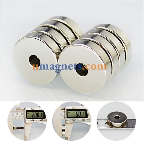 Pcs Mm Od X Mm Id X Mm Thick N Neodymium Ring Magnets Circular