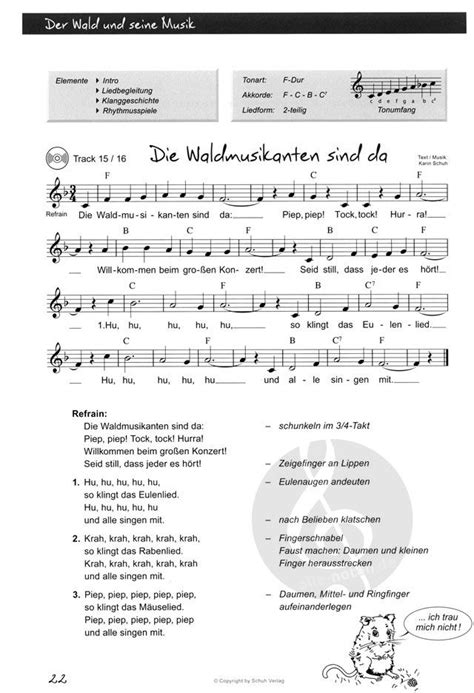 Wald Musik F R Kinder Von Karin Schuh Musikerziehung B Cher