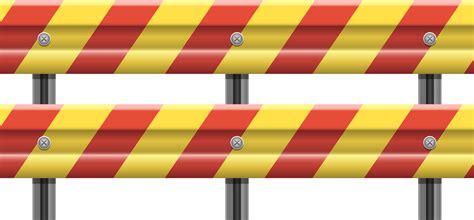 Metallic road barrier fence clipart design illustration 9385011 PNG