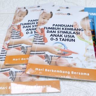 Jual Buku Panduan Tumbuh Kembang Dan Stimulasi Anak Tumbang Usia