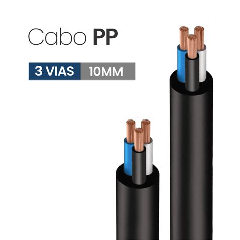 Cabo PP 3 Vias 10MM KV LUX Distribuidor de Fábrica