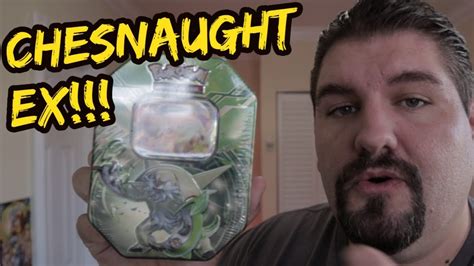 Chesnaught Ex Pokemon Tin Opening Youtube