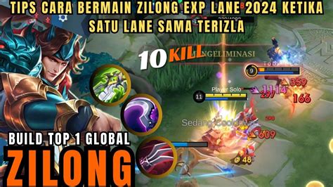 Tips Cara Bermain Zilong Exp Lane Ketika Satu Lane Sama Terizla