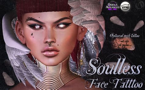 Second Life Marketplace Bus Soulless Face Tattoo {catwa Omega}