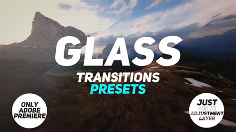 Glass Transitions Presets Premiere Pro Presets Motion Array