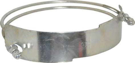 Kuriyama Of America 10 Hose Spiral Double Bolt Hose Clamp Plated