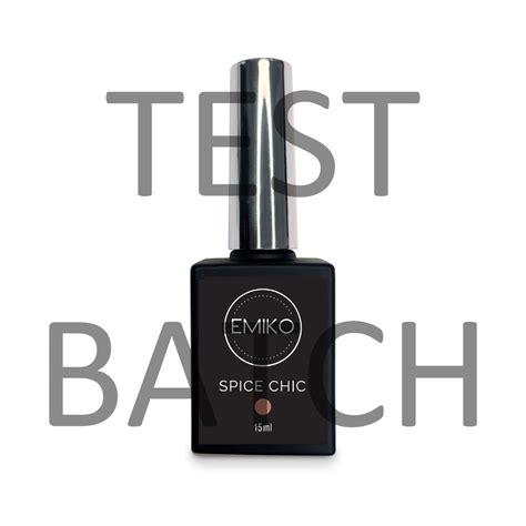 Nude Gel Polish Test Batch Emiko Beauty