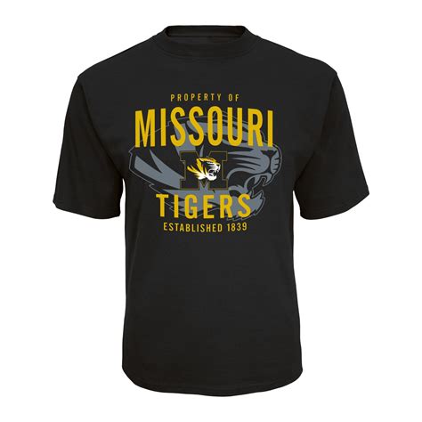 Ncaa Missouri Tigers Mens Property Of Performance T Shirt Xxl