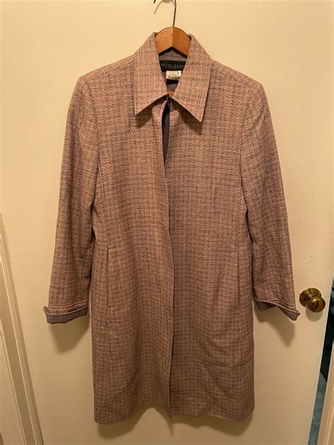 Vintage Harve Benard By Benard Holtzman Gray Wool Coat Size 10 Ebay