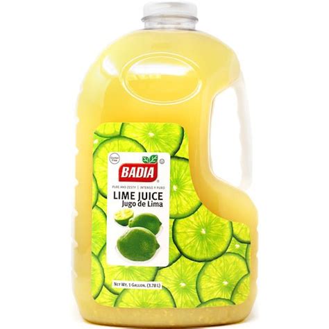 Badia 00411 Lime Juice Gallon