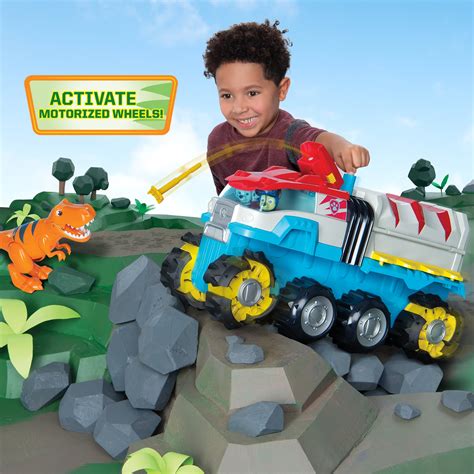 Buy Paw Patrol Dino Rescue Dino Patroller Motorized Team Vehicle With