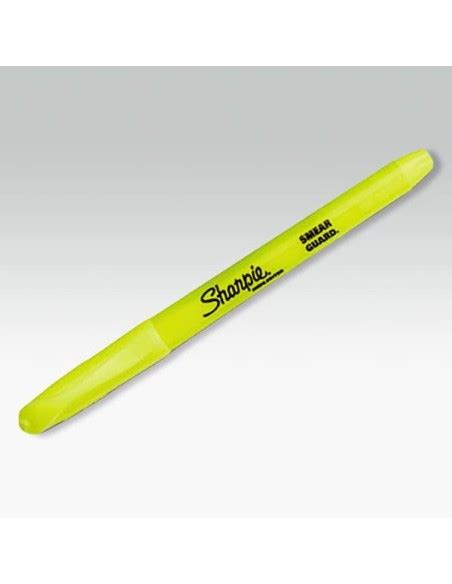 Sharpie 27025 Accent Fluorescent Yellow Chisel Tip Pocket Style