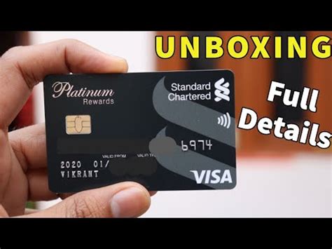 Standard Chartered Platinum Rewards Credit Card Unboxing Full Details