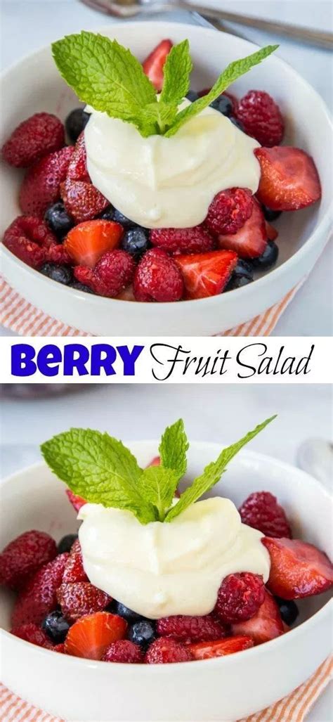 Berry Fruit Salad - and super easy fruit salad recipe loaded with fresh ...