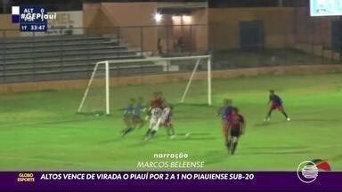 Globo Esporte PI Confira Os Gols Da Rodada Do Campeonato Piauiense