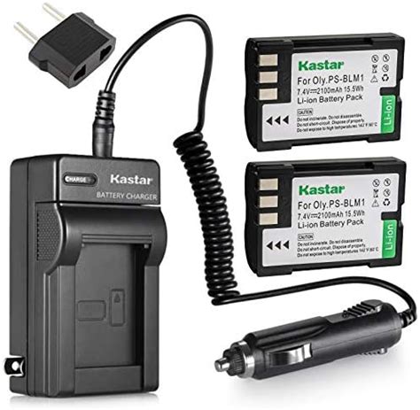 Amazon Kastar Battery 2 Pack And Charger Kit For Olympus BLM 1