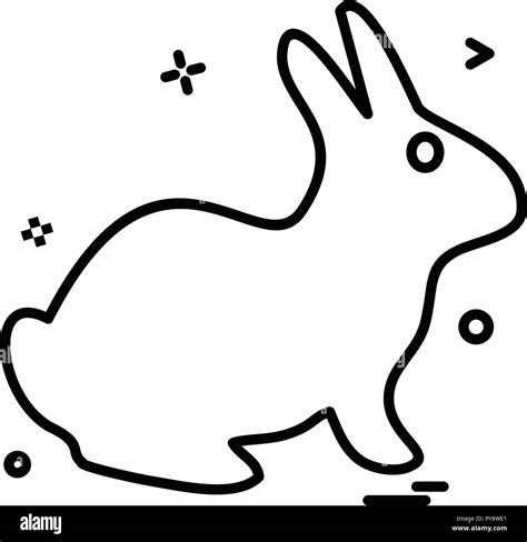 Rabbit Icon Design Vector Stock Vector Image And Art Alamy