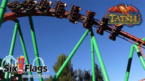 New Tatsu Off Ride Pov K Six Flags Magic Mountain Youtube