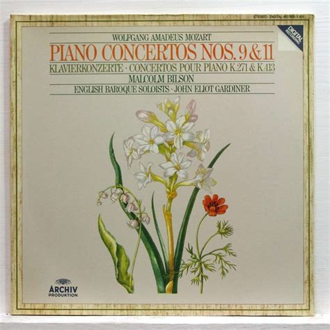 Mozart Piano Concertos Nos 9 11 By Malcom Bilson LP Gatefold With