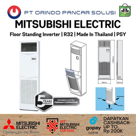 Jual Ac Mitsubishi Inverter Floor Standing Pk R A Psy Sp Ka