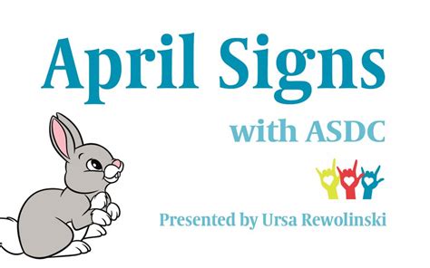 Video: Learn ASL Signs for April - American Society for Deaf Children